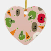 veggis zwerm keramisch ornament (Voorkant)