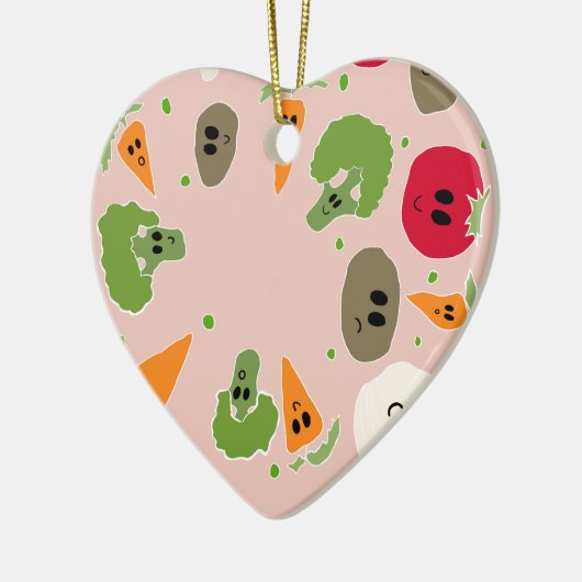 veggis zwerm keramisch ornament (Links)