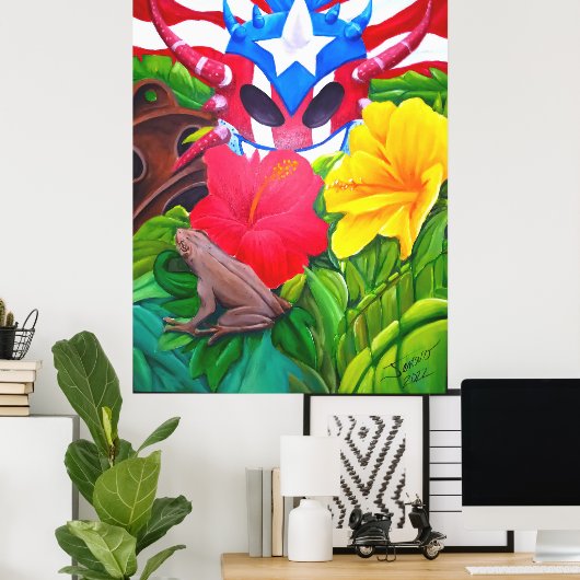 Vegigante (rassen 2) poster (Thuiskantoor)