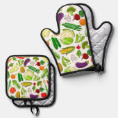 Vegis ovenwant & pannenlap set (Voorkant / Achterkant)