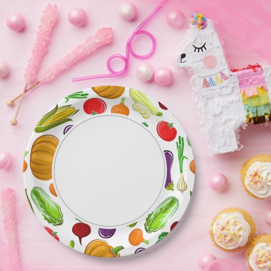 Vegis Papieren Bordje (Feest)