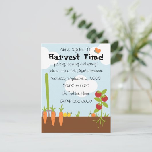 Vegtable Garden Kaart (Staand voorkant)