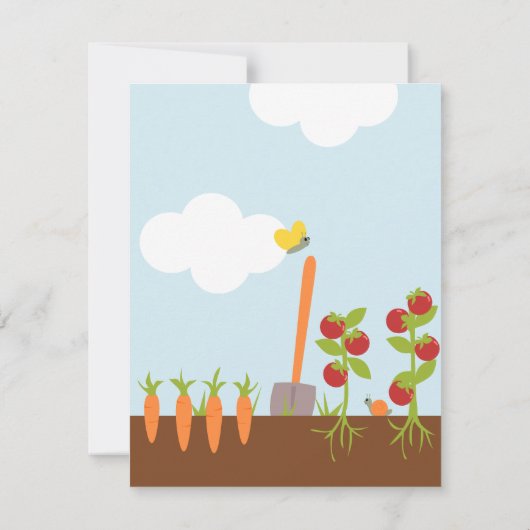 Vegtable Garden Kaart (Achterkant)