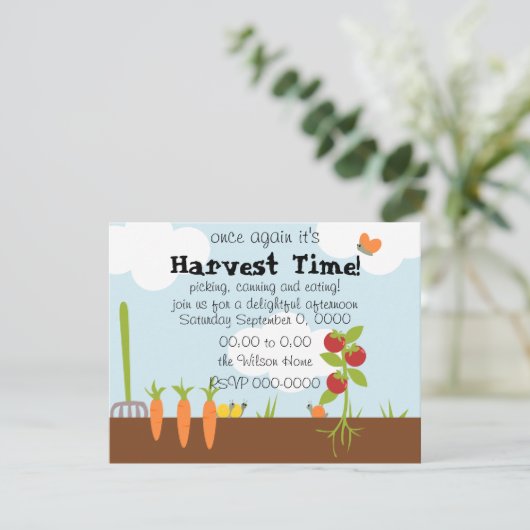 Vegtable Garden Kaart (Staand voorkant)