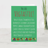Vegtastic Gardener's Happy Birthday gepersonalisee Kaart (Voorkant)