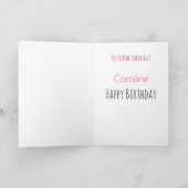 Vegtastic Gardener's Happy Birthday gepersonalisee Kaart (Binnen)