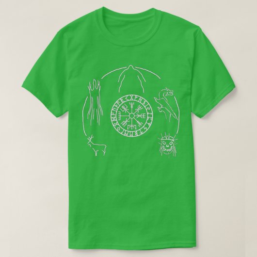 Vegvisir 4 t-shirt (Design voorkant)