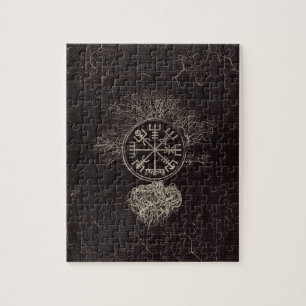 Vegvisir and Tree of life - Yggdrasil Legpuzzel