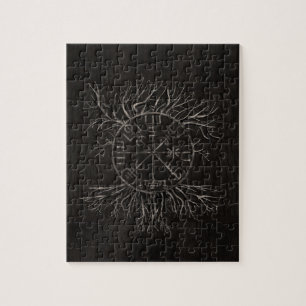 Vegvisir and Tree of life Yggdrasil Legpuzzel