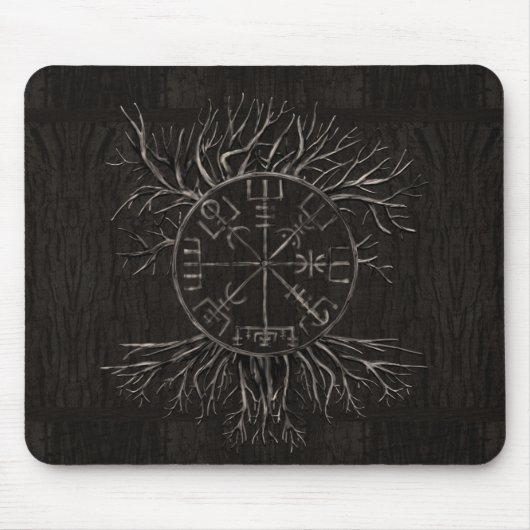 Vegvisir and Tree of life Yggdrasil Muismat (Voorkant)