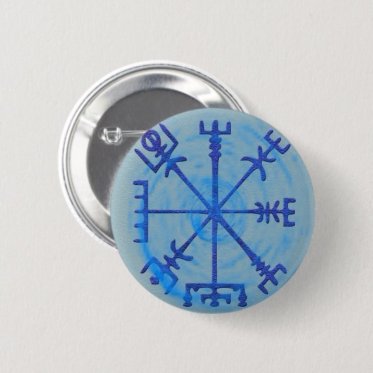 Vegvisir Button (Voorkant /achterkant)