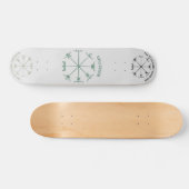 Vegvisir Compass Persoonlijk Skateboard (Horizontaal)