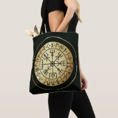 Vegvisir Compass: Rondes van IJsland Tote Bag (Dichtbij)
