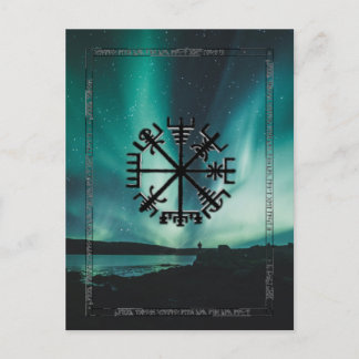 Vegvisir Compass/Wayfinder Viking Rune Briefkaart