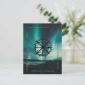 Vegvisir Compass/Wayfinder Viking Rune Briefkaart (Staand voorkant)