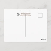 Vegvisir Compass/Wayfinder Viking Rune Briefkaart (Achterkant)
