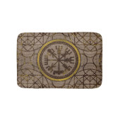 Vegvisir. De Magische Navigatie Viking Compass Badmat (Voorkant)