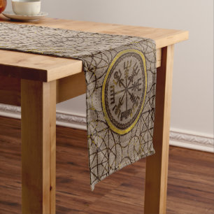 Vegvisir. De Magische Navigatie Viking Compass Korte Tafelloper