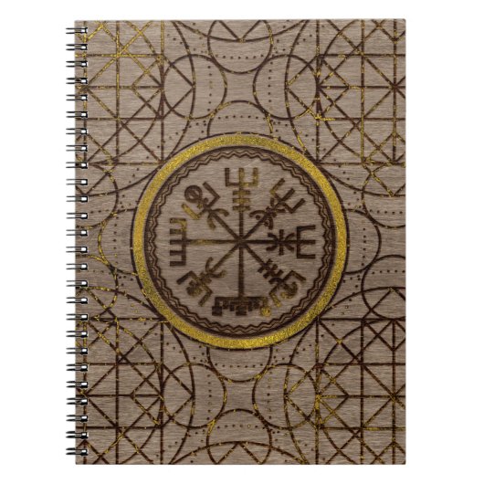 Vegvisir. De Magische Navigatie Viking Compass Notitieboek (Voorkant)