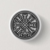 Vegvisir Echoed Button (Voorkant)
