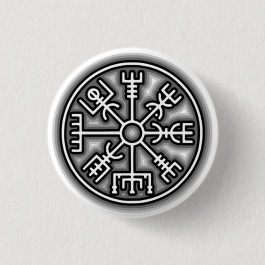 Vegvisir Echoed Button (Voorkant)