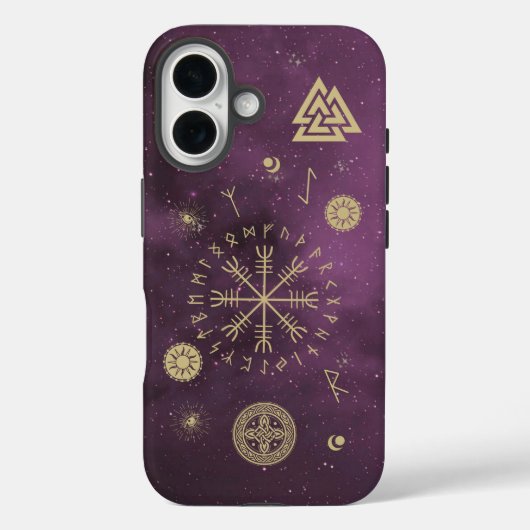 Vegvisir en Noorse runen | esoterisch Case-Mate iPhone Case (Achterkant)