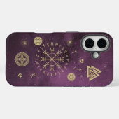 Vegvisir en Noorse runen | esoterisch Case-Mate iPhone Case (Achterkant (horizontaal))