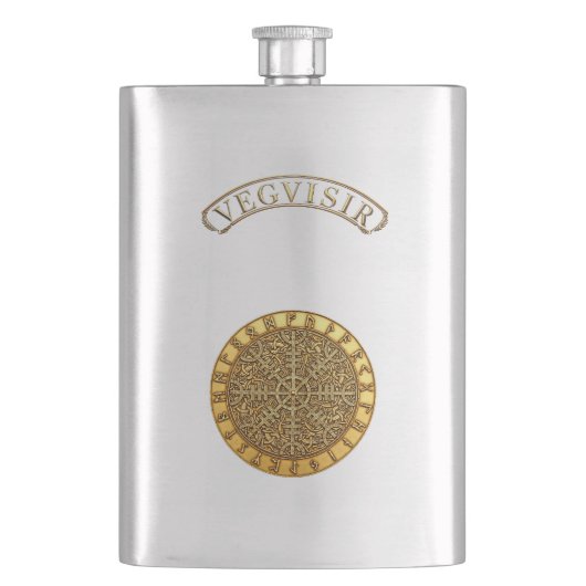 Vegvisir Gouden Kompas Flacon (Voorkant)