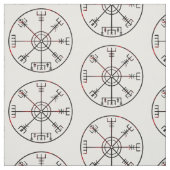 Vegvisir IJslandse beschermtrap Stof (Swatch)