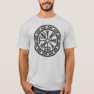 Vegvisir, IJslandse kompas, Runs, Bescherming T-shirt
