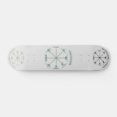 Vegvisir Kompas Persoonlijk Skateboard (Horizontaal)