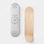 Vegvisir Kompas Persoonlijk Skateboard (Voorkant)
