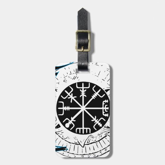vegvisir nordic pathfinder compass bagagelabel (Voorkant verticaal)