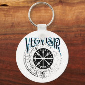 vegvisir nordic pathfinder compass sleutelhanger (Voorkant)