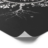 Vegvisir Norse Viking Compass Poster (Hoek)