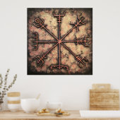 Vegvisir Poster (Keuken)
