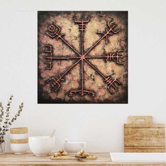 Vegvisir Poster (Keuken)