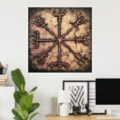 Vegvisir Poster (Thuiskantoor)