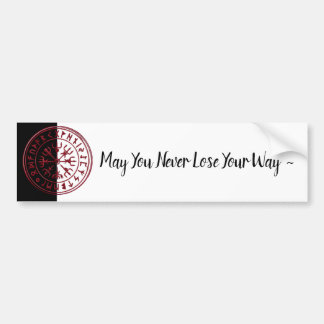  Vegvisir (Reddish) Bumpersticker