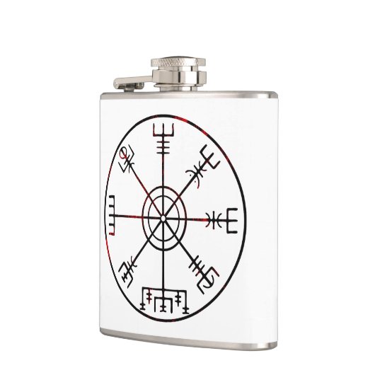 Vegvisir runisch kompas heupfles (Links)