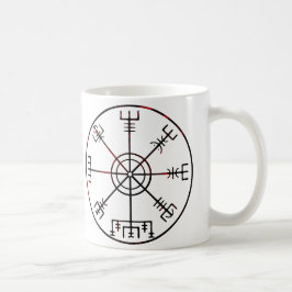 Vegvisir runisch kompas koffiemok