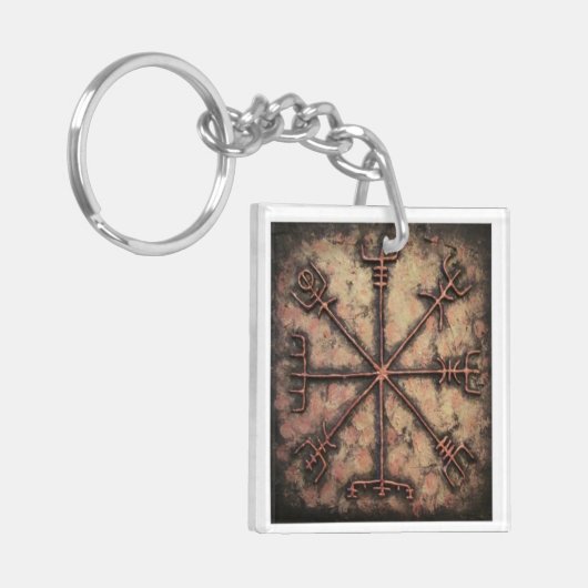 Vegvisir Sleutelhanger (Voorkant Links)