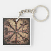 Vegvisir Sleutelhanger (Achterkant)