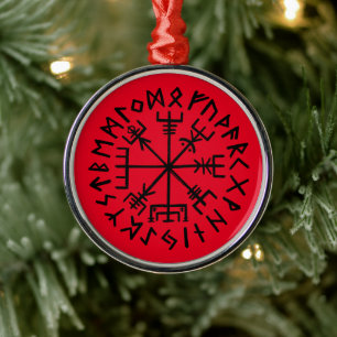 Vegvisir Symbool Metalen Ornament
