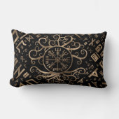 Vegvisir Tree of life Yggdrasil and Runes Kussen (Voorkant)