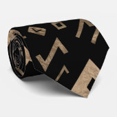 Vegvisir Tree of life Yggdrasil and Runes Stropdas (Opgerold)