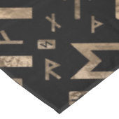 Vegvisir Tree of life Yggdrasil and Runes Tafelkleed (Gekanteld)