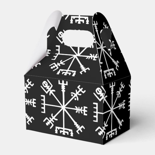 Vegvísir (Viking Compass) Bedankdoosjes (Voorkant Zijde)