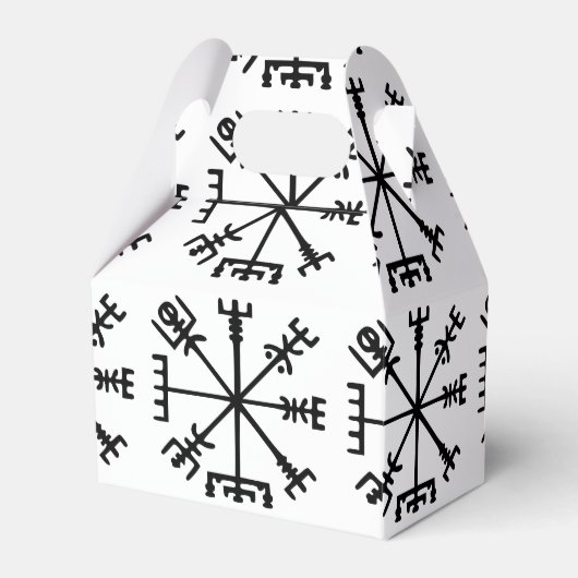 Vegvísir (Viking Compass) Bedankdoosjes (Voorkant Zijde)