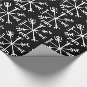 Vegvísir (Viking Compass) Cadeaupapier (Hoek)